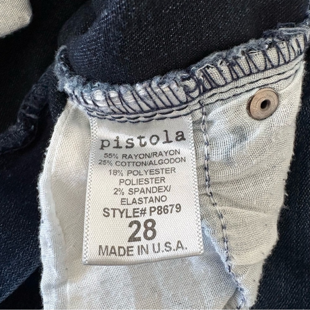 Pistola Women's Blue Distressed Skinny Jeans - Picture 13 of 13
